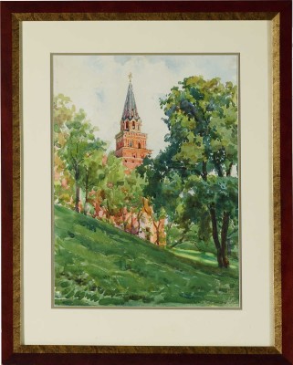Кальнинг Александр Карлович.  Боровицкая башня Московского Кремля